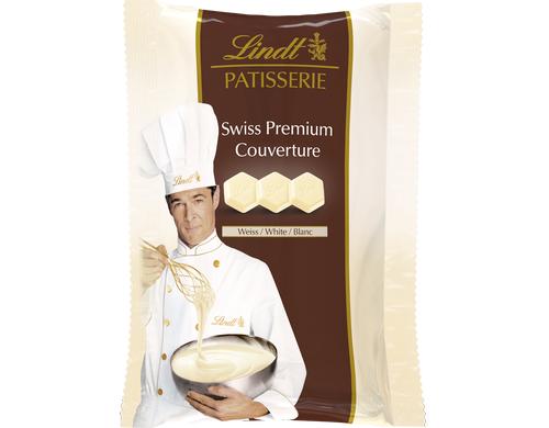 Lindt PATISSERIE Swiss Premium Couverture Weiss 500g