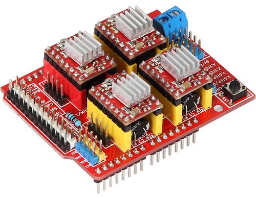 JOY-IT CNC Controllerboard mit A4988 Motortreibern für Arduino UNO