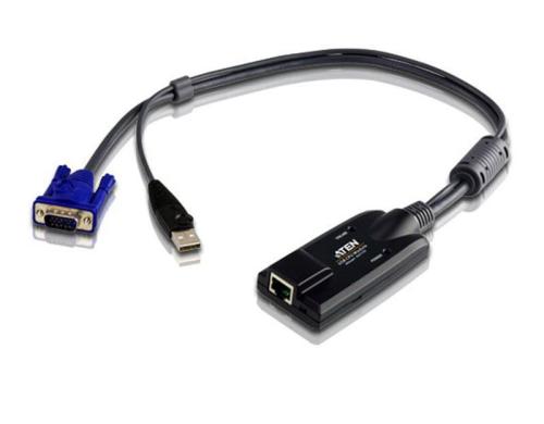 Aten KA7170: VGA-auf-KVM-Adapterkabel (Kat. 5e/6) mit USB-Steckern, bis 50m