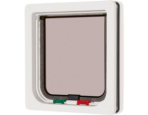 Cat Mate 4-Wege Katzentüre weiss selbstreinigende Katzentoilette