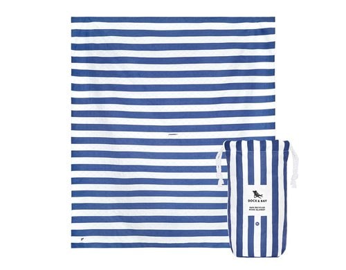 Dock& Bay Picknicktuch navy 170x240cm, Polyamid/PES