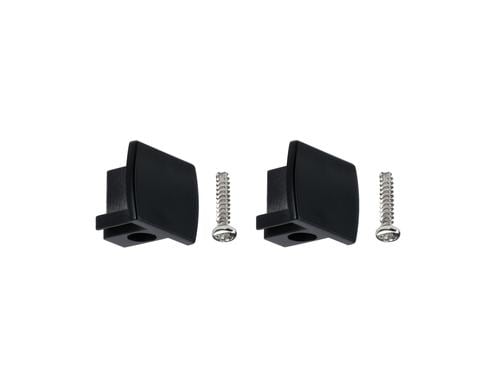 Paulmann URail Universal Endcap 2er Pack Schwarz matt Kunststoff