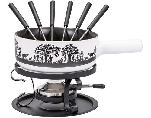 Kadastar Käsefondue-Set Bergchilbi E22 Ø 22 cm, 9-teilig