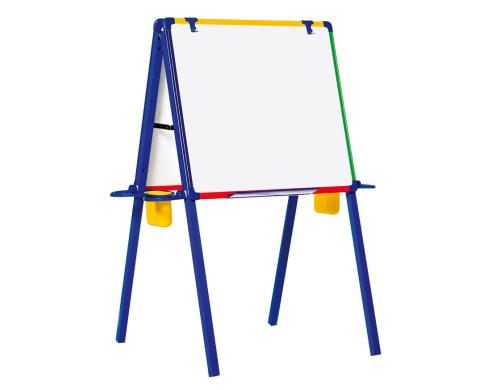 Bi-Office Weisswandtafel für Kinder mit buntem Kunststoffrahmen,1095x620x800mm