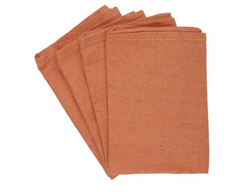 Arti Casa Stoffserviette 4er Set, 35x35 cm Orange