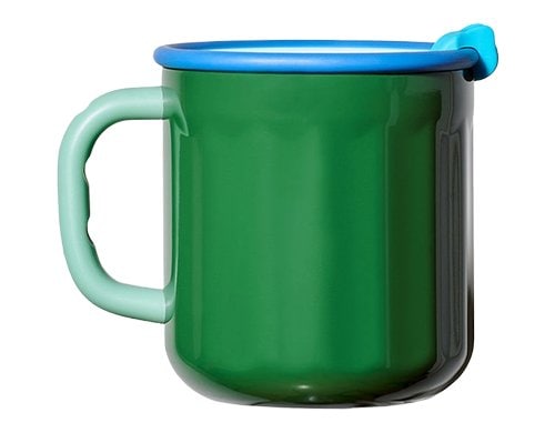 bioloco Thermobecher explorer-Lake 450ml,recycl. Edelstahl, TPR-Deckel