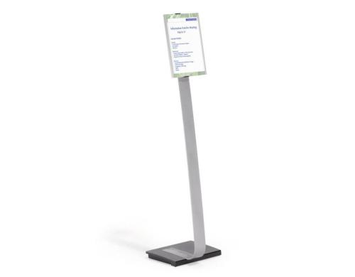 Durable Bodenständer Info Sign A4 Höhe: 1.18m, quer: 1.11m