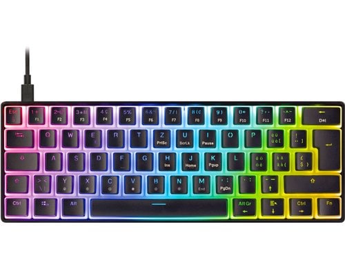 Deltaco TKL Gaming Keyboard mech GAM 075v2 CH-Layout, mechanisch, RGB