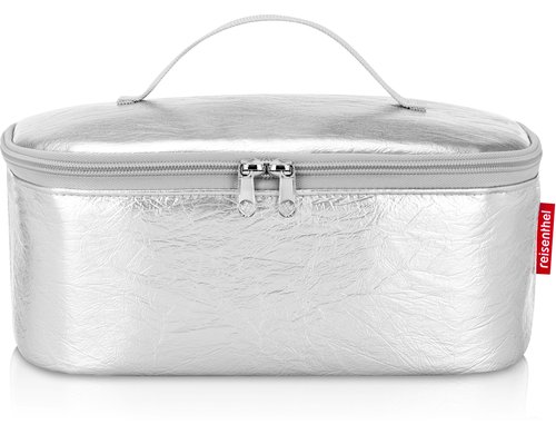 Reisenthel coolerbag M pocket silver crackle