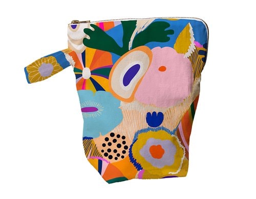 ChicMic Cotton Beutel-Burst of colors 22.5x26.5x10cm, 100% Bio Baumwolle