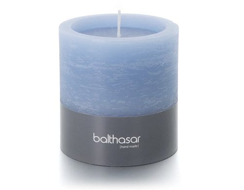 balthasar Kerze Windlicht Rustico Denim 10x10 cm (DxH), Brenndauer 50h