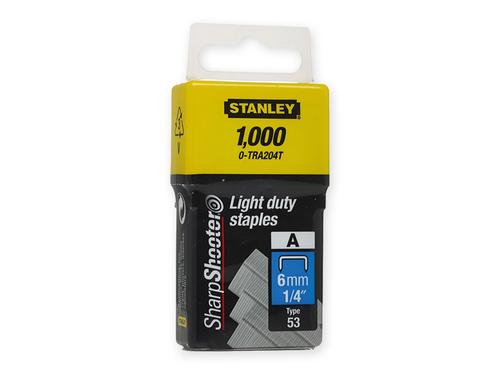 Bostitch Heftklammern TRA, 1000 Stk TRA 204, Schenkellänge 6 mm