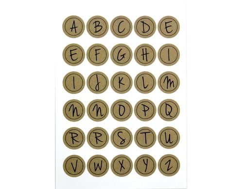 Artoz Stickers Alphabet 6 Blatt