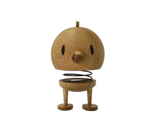 Hoptimist Speaker Bumble L, Eiche 10x18 cm, Aufladezeit 4.5 h, Stahl, Eiche