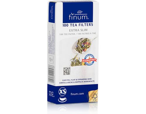Finum Tea Filter XS 100 Stück, 60 x 130 mm