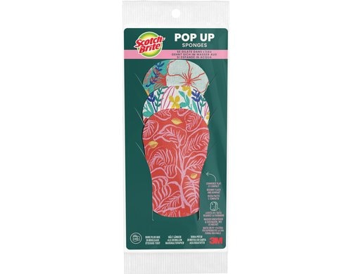 3M Scotch-Brite Pop Up 3 Stk Pop Up Komprimierte Schwämme