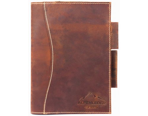 Alpenleder Notizbuch Schiller A5, liniert, wild camel