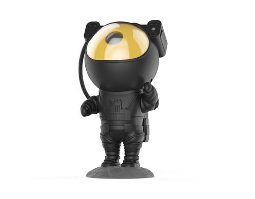 VEGAS LIGHTS Galaxy Projektor schwarz Astronaut, 12x11.3x22.8cm