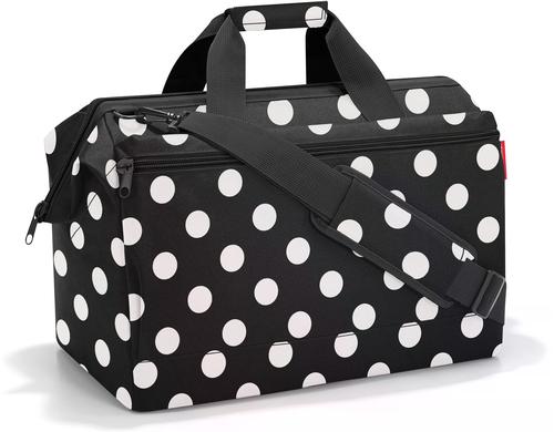 Reisenthel Schultertasche Allrounder L 30 l dots white, 52 x 39.5 x 29 cm