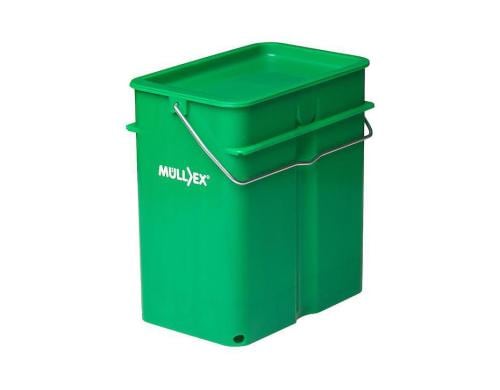 Müllex Kompostbehälter TERRA 5 l grün komplett BxHxT: 155x255x235 mm