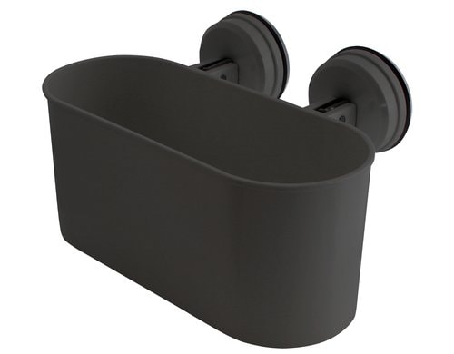 Bucket mit Saugnapf Dunkel Grau