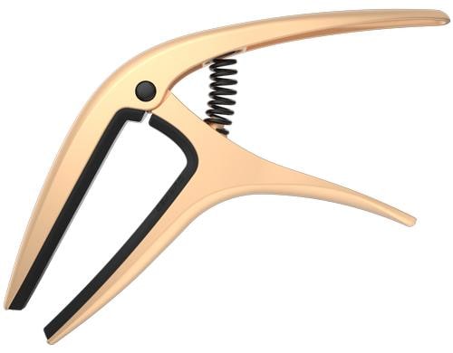 Ernie Ball, 9606, Kapodaster, Gold Satin für E-& Akustikgitarren, Axis Capo