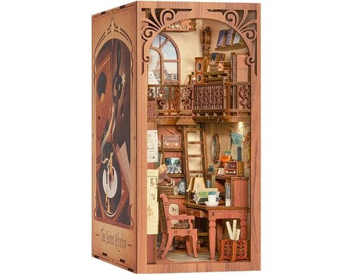 Cutebee The Secret Rhythm CNG-SZ03 Book Nook, Holzbausatz, inkl. LED