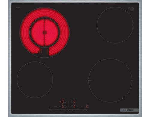 Bosch Glaskeramilkochfeld PKF645FP2C 400V, 6900W, 4 Zonen