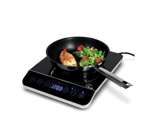 Ohmex Induktionskochplatte OHM-INC-2000 2000W, bis 240 Grad, Pfannen 120-600mm