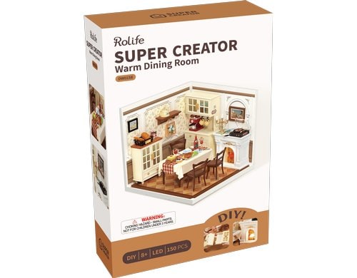 RoboTime Warm Dining Room Holbausatz, 3D-Puzzle