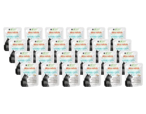 Almo Nature Hydration Help HFC Sard.KT & Brühe, 24x50g