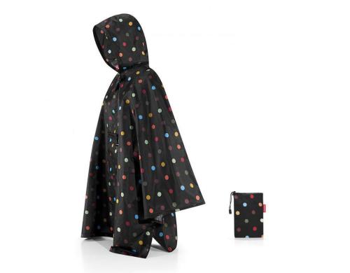 Reisenthel Regenponcho mini maxi dots, Einheitsgrösse, 141 x 93 cm