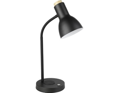 EGLO Tischleuchte VERADAL-QI schwarz inkl. LED 5,5W 3000K