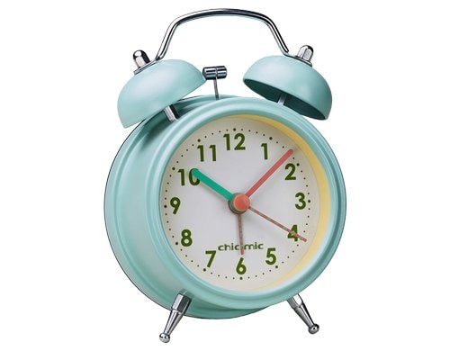 ChicMic Alarm Clock - Morning Mist 8x12cm, Glocken Alarm,Licht,Batterie exkl.