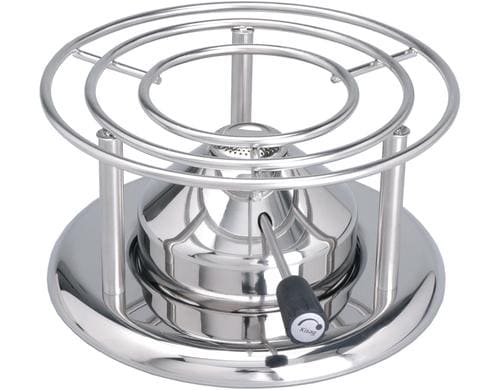 Kisag Rechaud Ronda Silver inkl. Kisag Sicherheitsgasbrenner Gastro