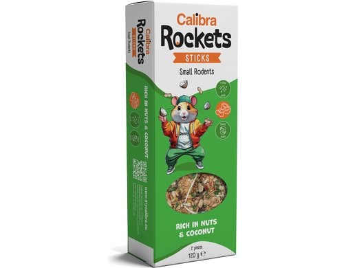 Calibra Rockets Nuss&Kokos Sticks kl. Nager 2 Stück