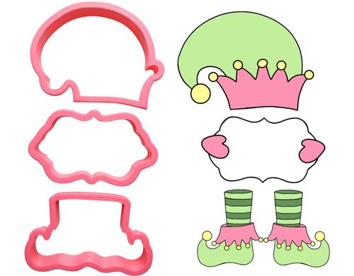 Cut my Cookies Ausstechform Elf biologisch abbaubarer Kunststoff