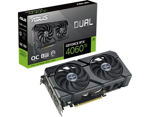 ASUS DUAL RTX4060TI EVO O8G GeForce RTX4060Ti 3x DP, 1x HDMI