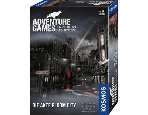 Adventure Games: Die Akte Gloom City Alter: 16+, Spieler: 1-4