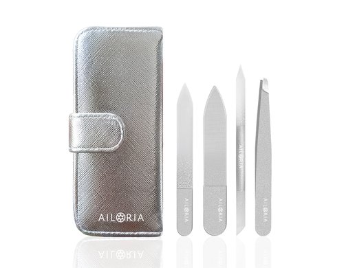 Ailoria Nagelfeilenset im Etui Contour Petite, Lunar Luster