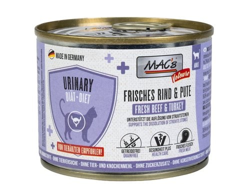 Macs Vetcare Urinary Rind & Pute 200 g