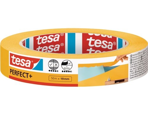 Malerkrepp Perfect+ präzises Abkleben, 50m x 19mm