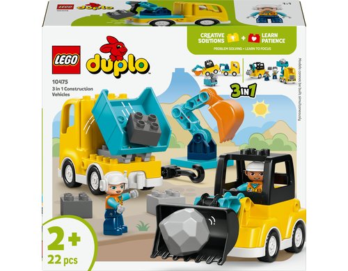 Baufahrzeuge - 3-in-1-Set LEGO DUPLO