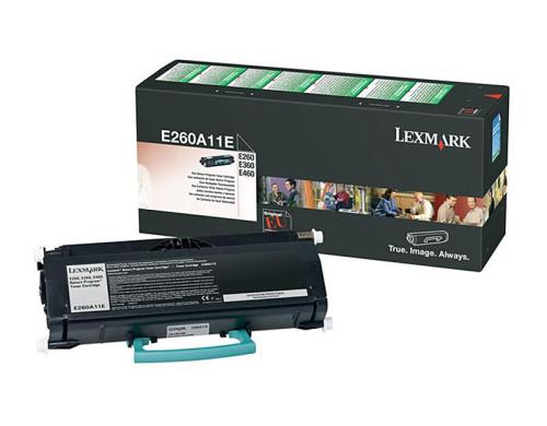 Rückgabe-Tonerkassette E260A11E, schwarz E260/360/460, 3500 Seiten