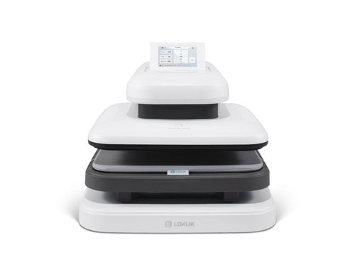 Loklik Transferpresse Auto 2 smart weiss 38 x 38 cm, AutoOpen