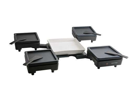 Nouvel Tischgrill Gourmet-Star 4x 225W, 4 Kunststoffspachtel, 1 Keramiktel