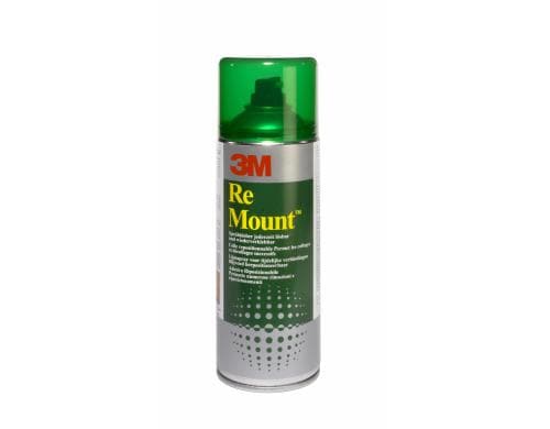 3M ReMount Sprühkleber 400ml transparent, jederzeit wieder ablösbar