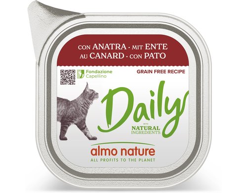 Almo Nature Nassfutter Daily 100g Ente