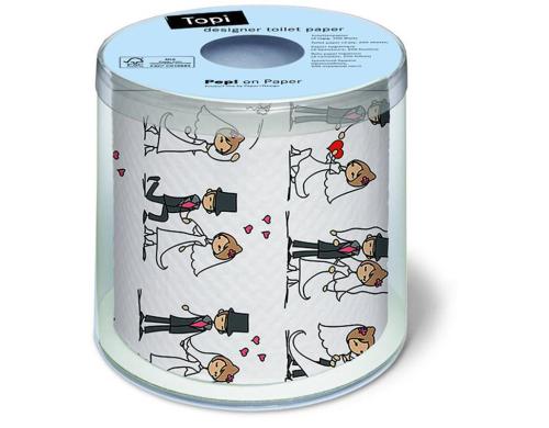 Paper + Design Toilettenpapier Wedding 1 Rolle à 200 Blatt