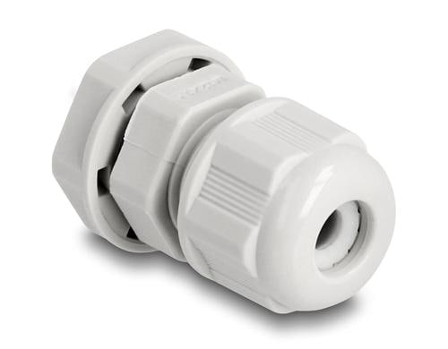 Delock EX-Kabelverschraubung M12, grau, 2 Stück